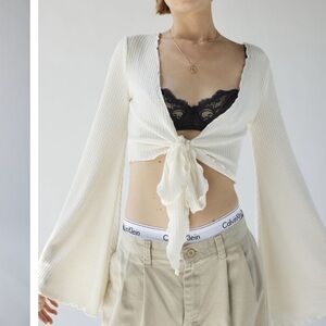 Urban Outfitters Cropped Tie Top